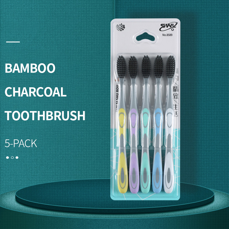 Bamboo Toothbrush - 5/10 Uds cepillo de dientes manual