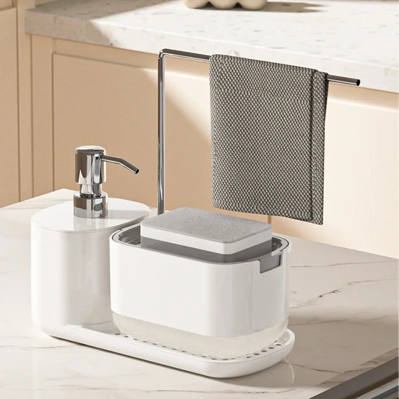 Eco Sponge - Dispensador de jabón con soporte para