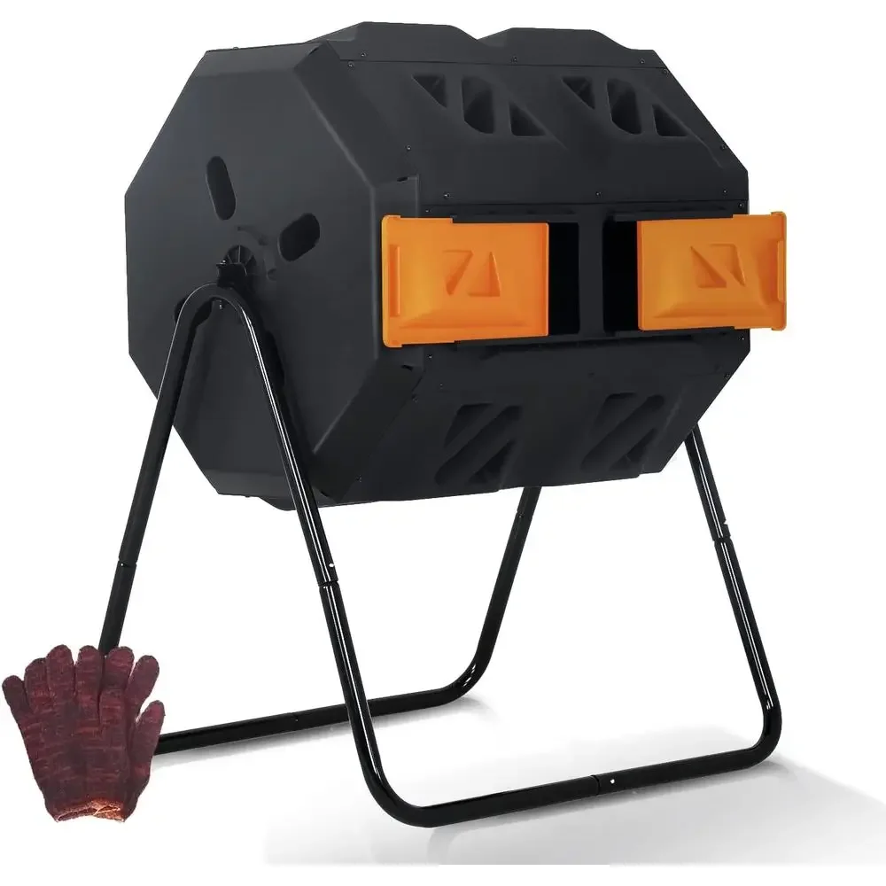 Compost Bin - Contenedor de Compostaje Giratorio de Doble