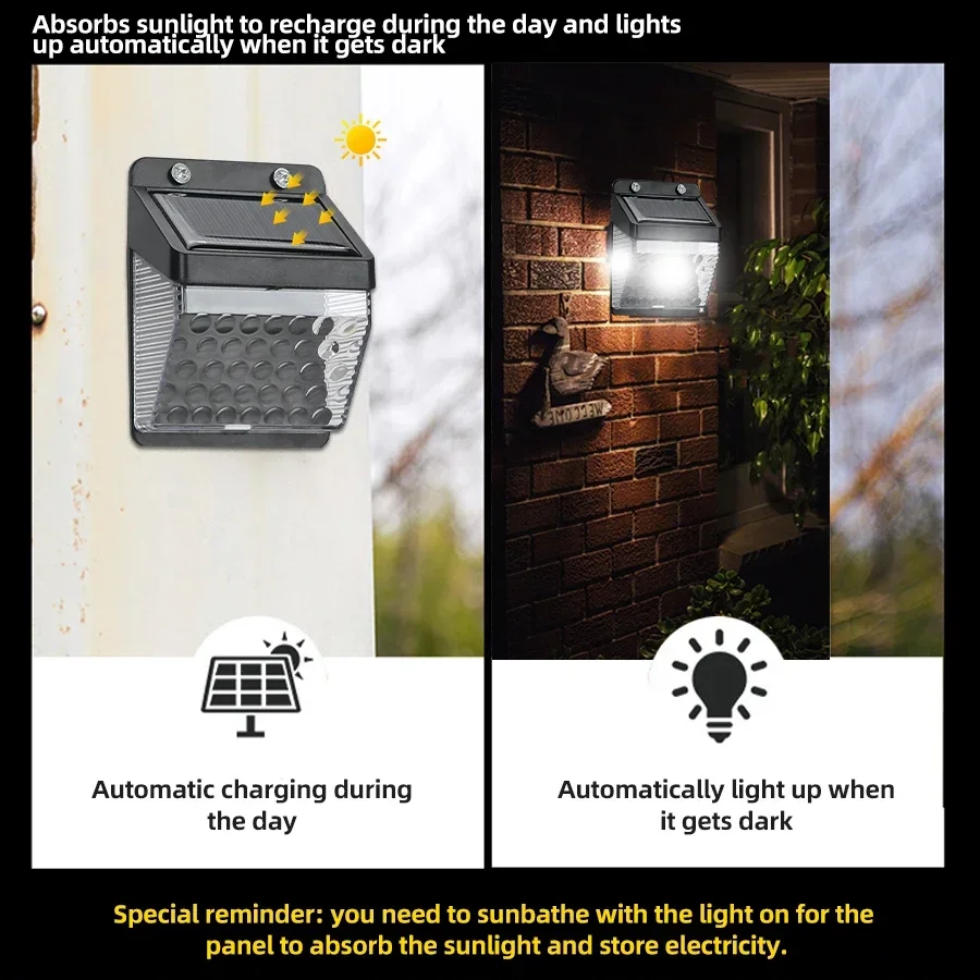 Luz Solar LED con Sensor de Mo - Solar Garden Light reseña y precio