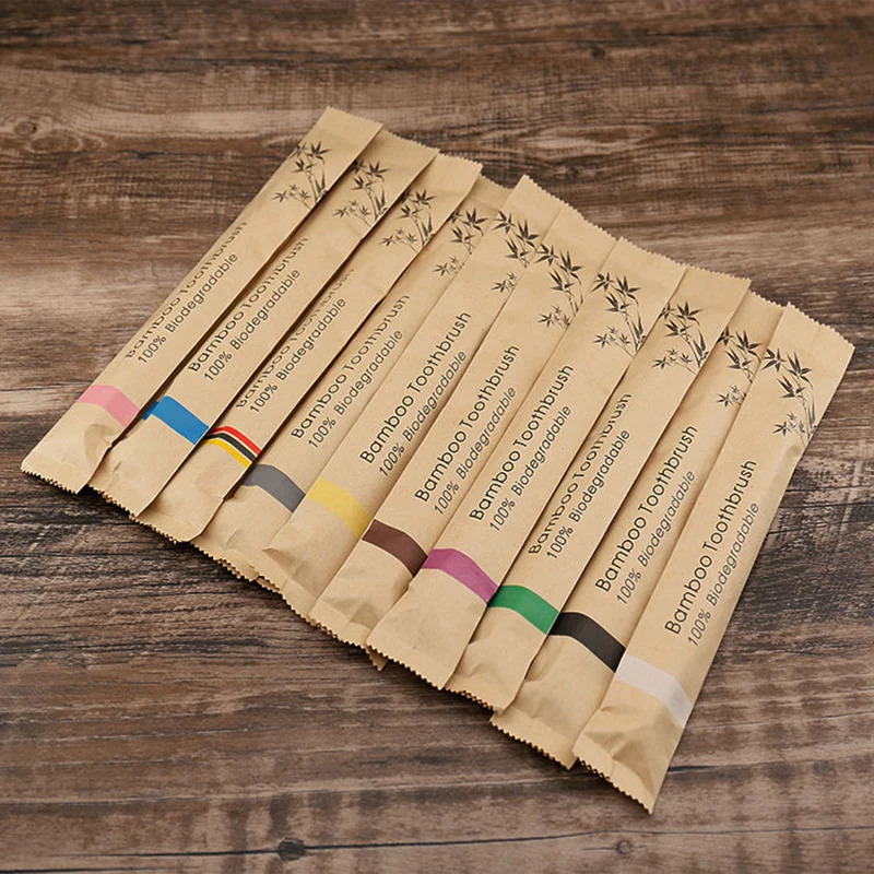 5/15 unidades de cepillos de d - Bamboo Toothbrush reseña y precio