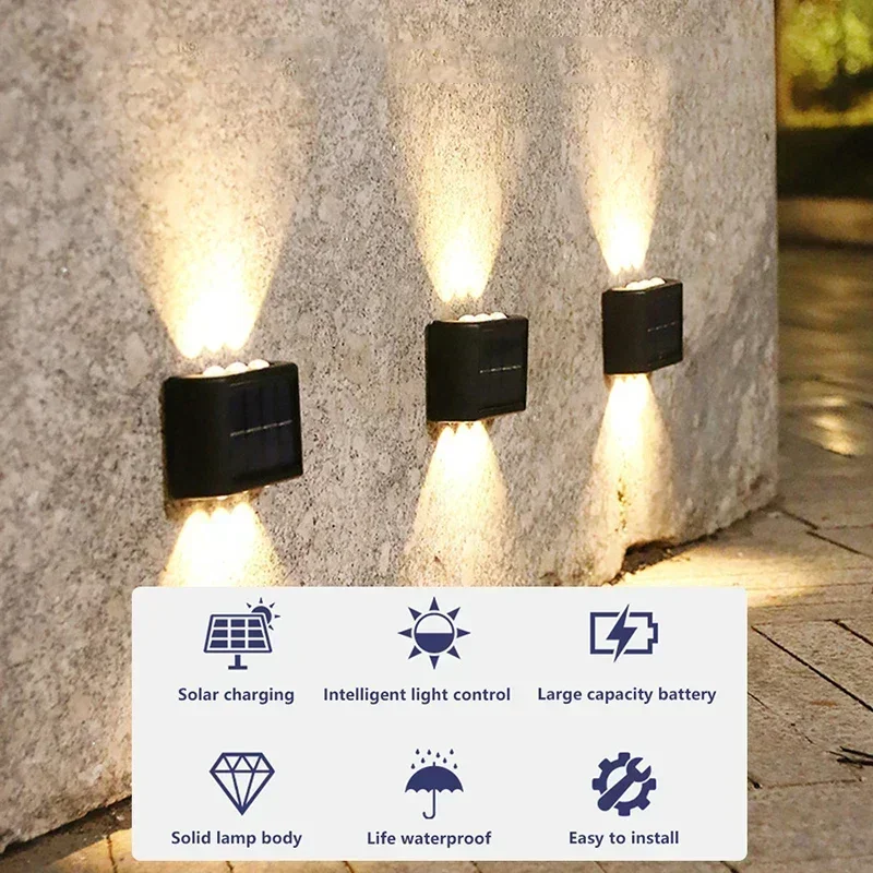 Lámpara Solar COB para Pared,  - Solar Garden Light reseña y precio