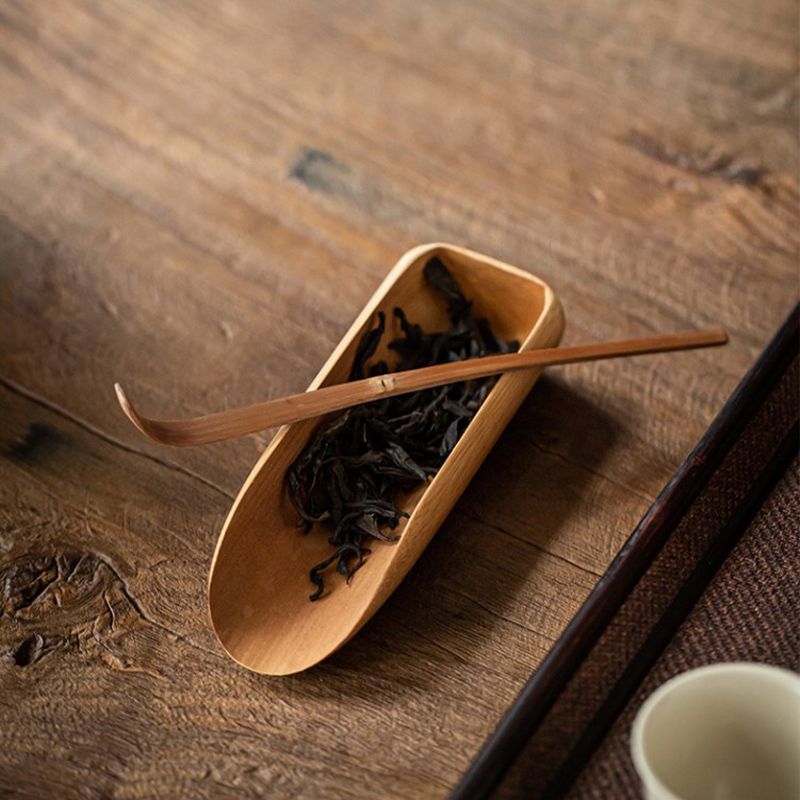 Juego de té de madera hecho a  - Bamboo Cutlery reseña y precio