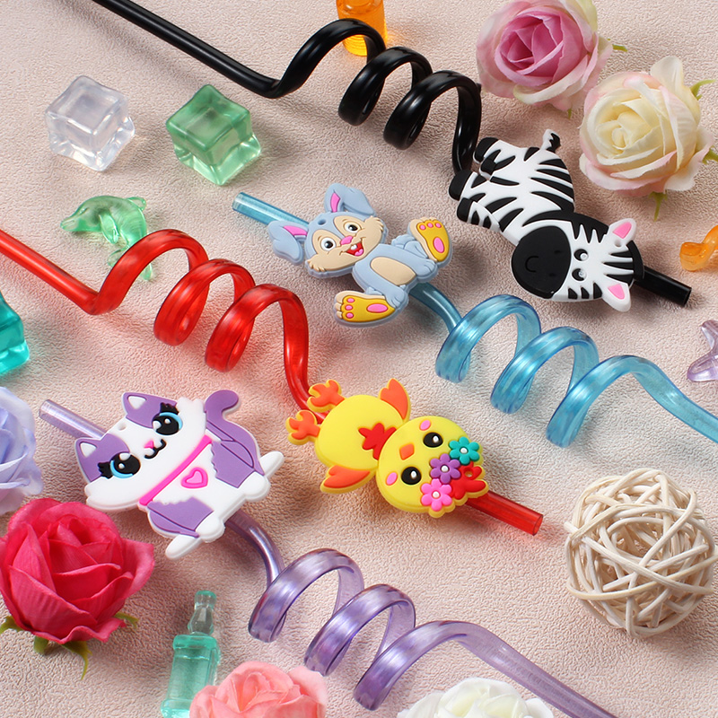 6 pajitas con temática de zool - Reusable Straw reseña y precio