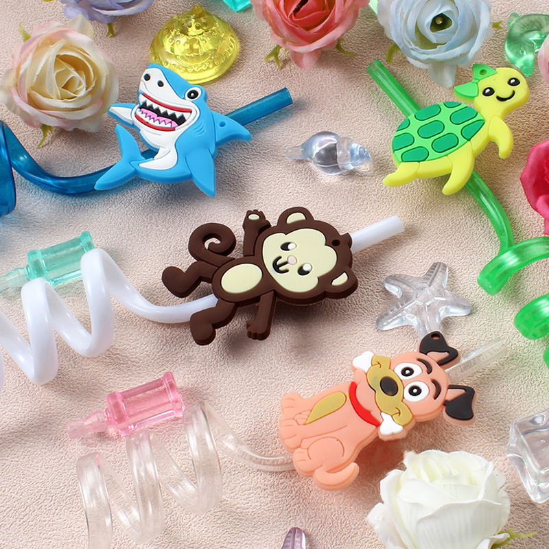 6 pajitas con temática de zool - Reusable Straw reseña y precio