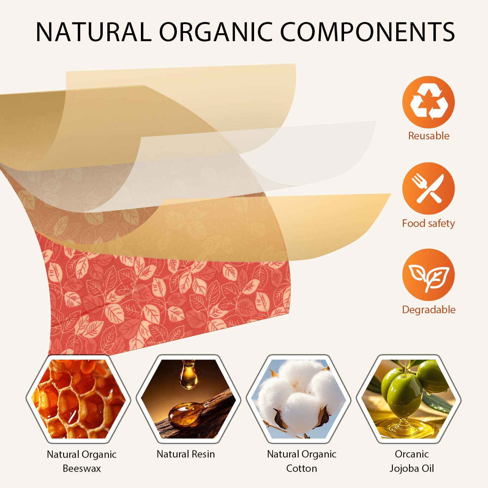 11 piezas de envoltorios de ce - Beeswax Wrap reseña y precio