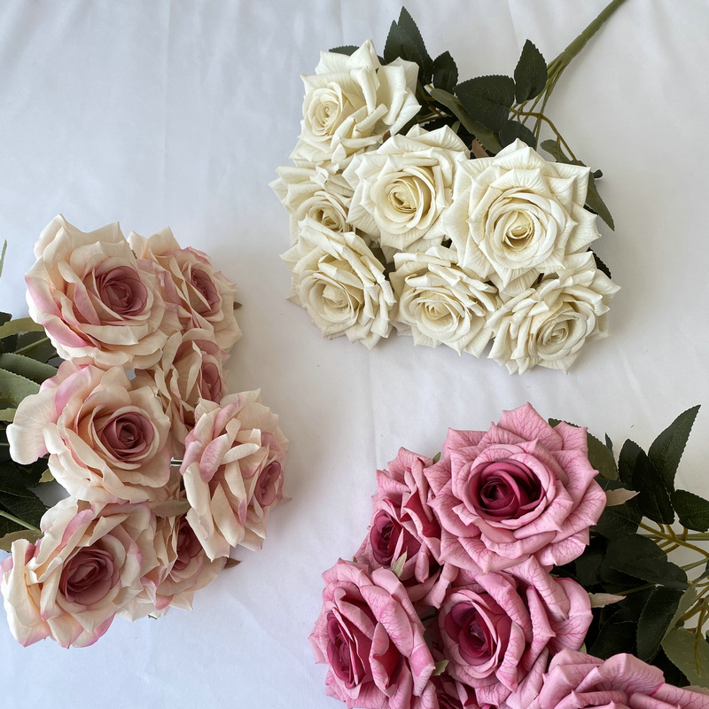 7 cabezas de rosas artificiale - Sustainable Living Guide reseña y precio