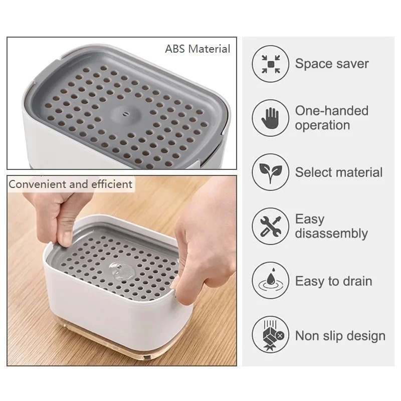 Dispensador de jabón para plat - Eco Sponge reseña y precio