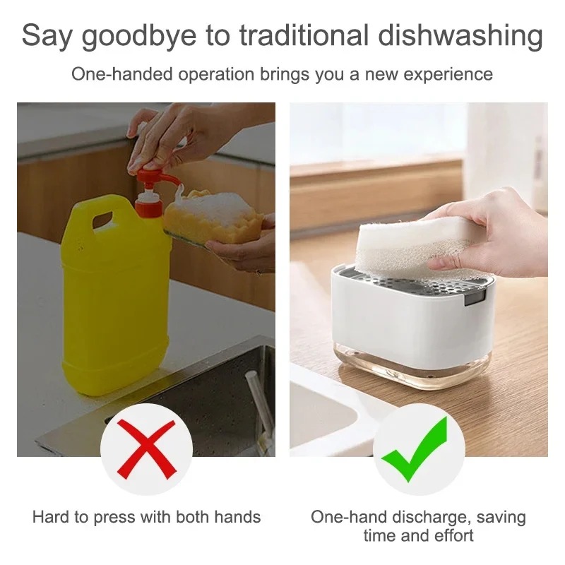 Dispensador de jabón para plat - Eco Sponge reseña y precio