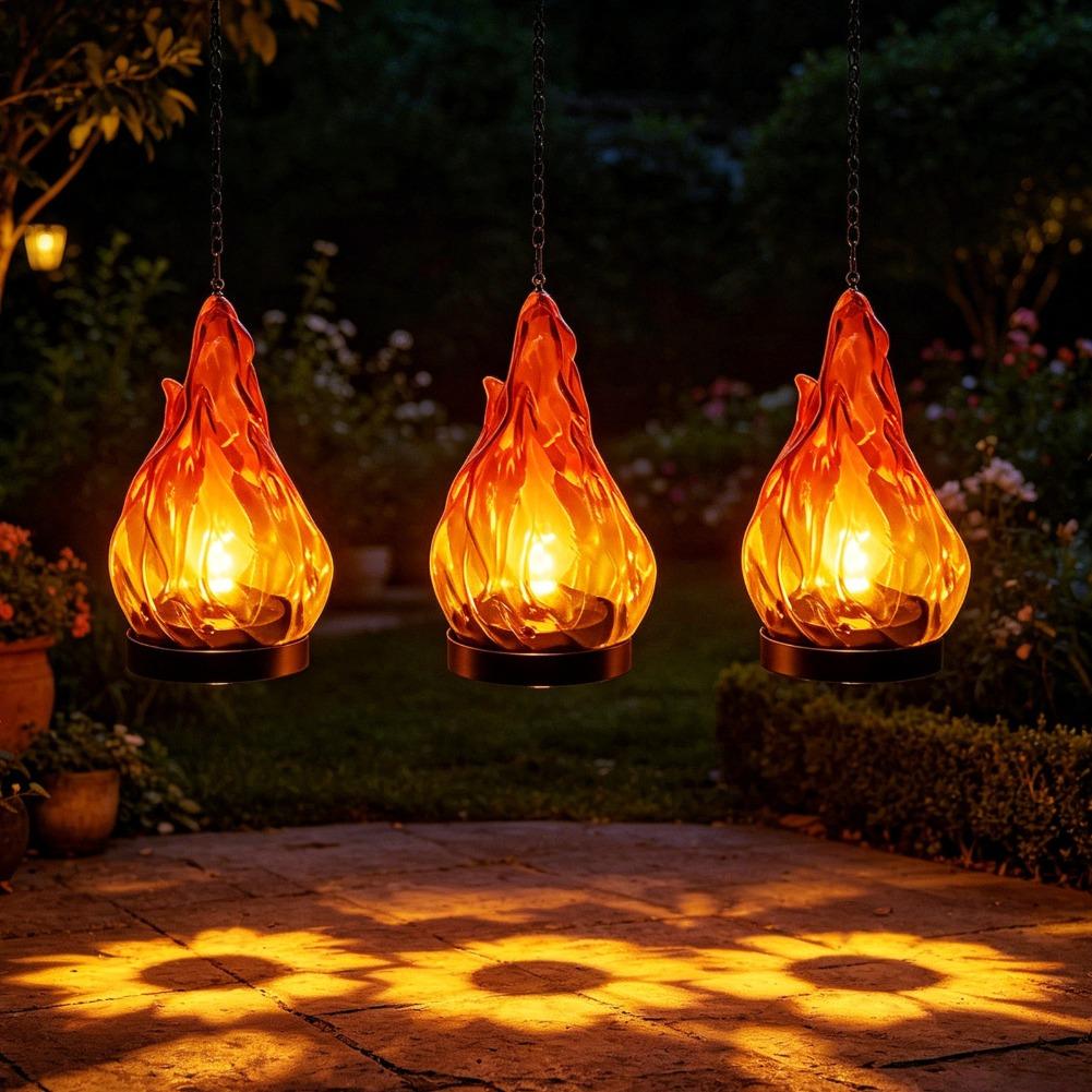 Lámpara colgante solar con efe - Solar Garden Light reseña y precio