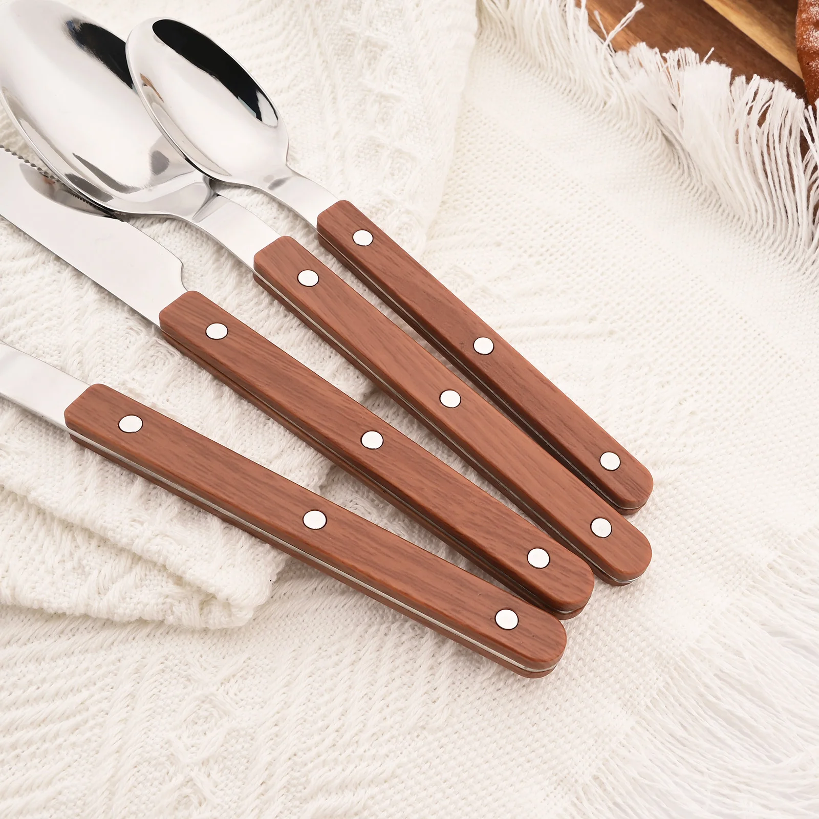 Juego de vajilla de plata de i - Bamboo Cutlery reseña y precio