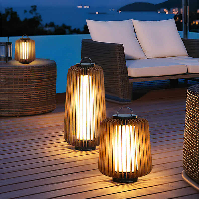Lámpara de pie luminosa para p - Solar Garden Light reseña y precio